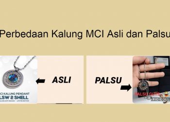 Perbedaan kalung MCI asli dan palsu