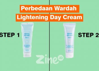 Perbedaan Wardah Lightening Day Cream Step 1 dan 2