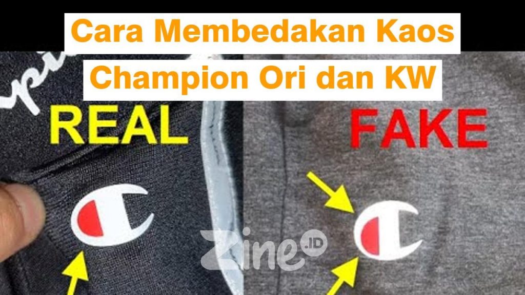 Cara Membedakan Kaos Champion Ori dan KW