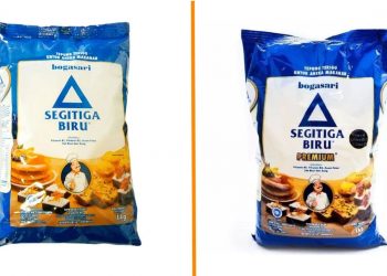Perbedaan Tepung Segitiga Biru Premium dan Biasa