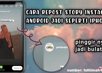 Cara Repost Story IG seperti Iphone di Android